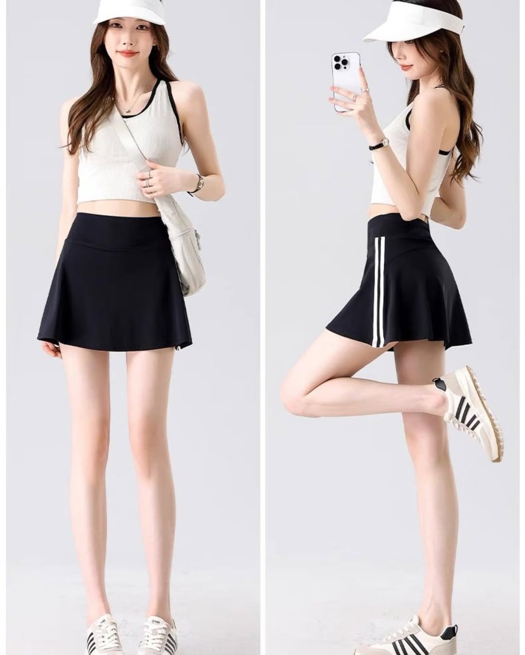 Hightwaist Rok Pendek Legging List2 R-2519 2