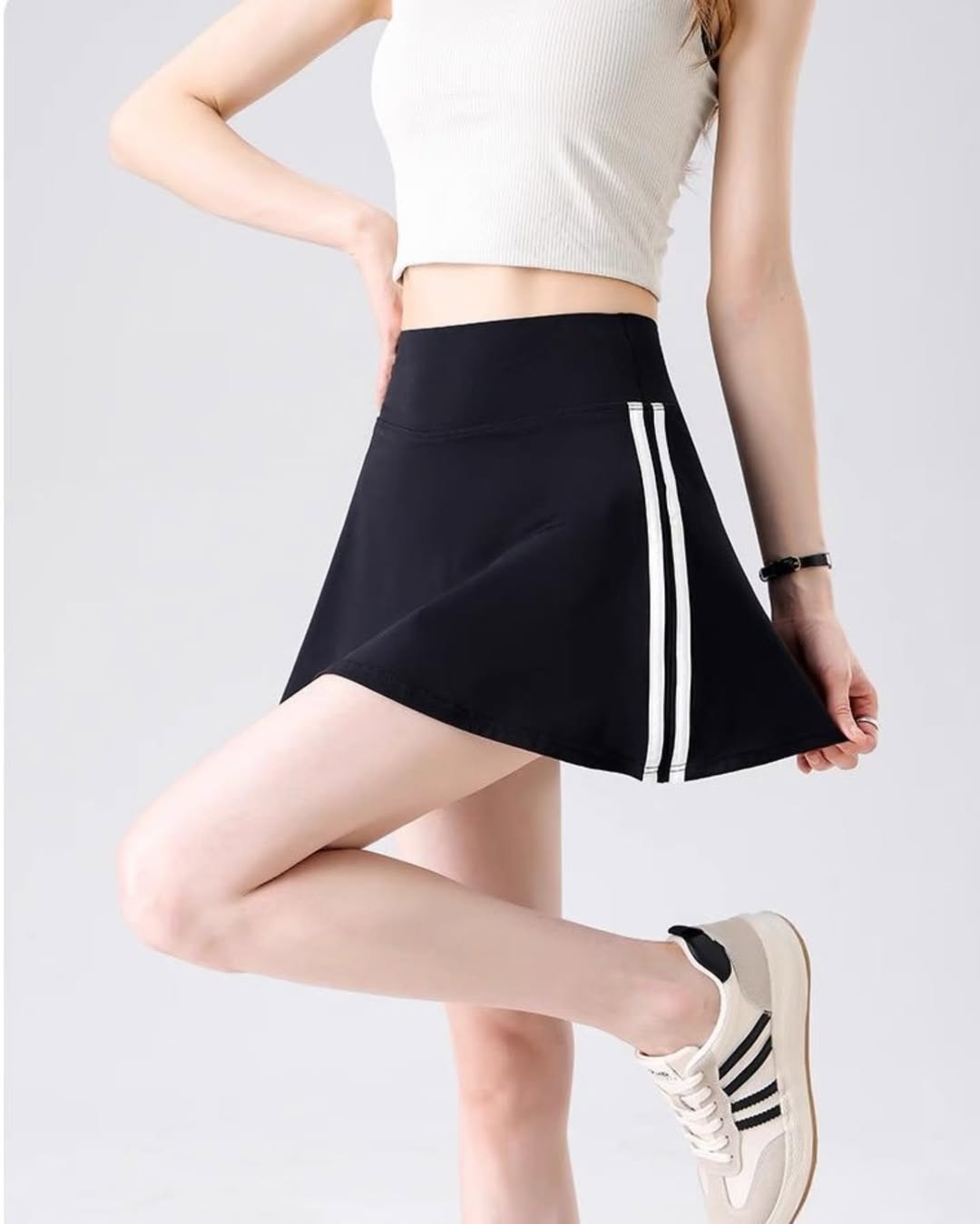 Hightwaist Rok Pendek Legging List2 R-2519 3