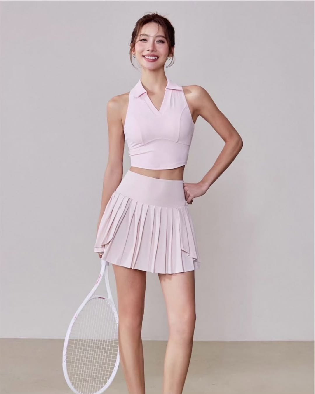 Hightwaist Rok Pendek Tennis Padel QP-001 3