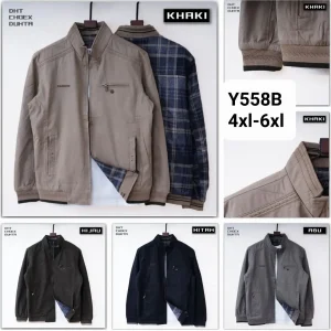 Jaket Pria katun bolak balik Y558B