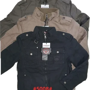 Jaket Pria Kanvas dalam Bulu 5008