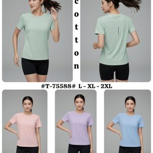 Kaos Sport Wanita Cotton T 75588