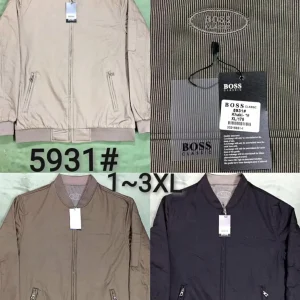 Jaket pria katun bolak balik 5931