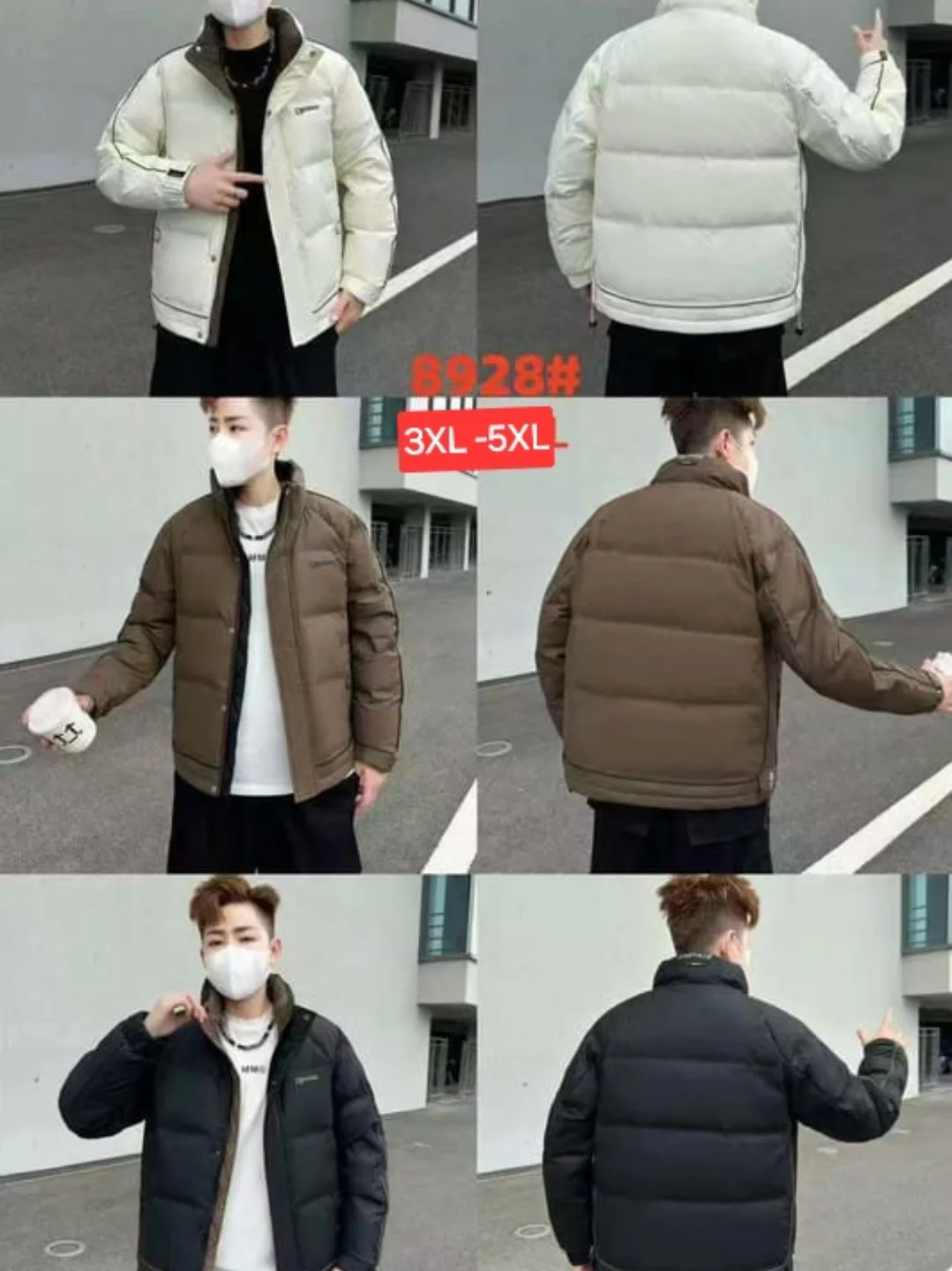 Jaket pria bahan parasut 8928