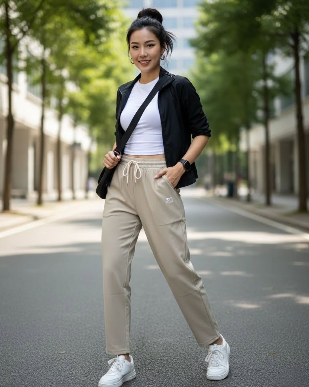 Panjang Training Cewek Sporty Casual 335 6