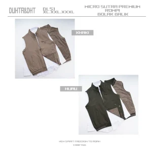 Rompi bolak balik dalam motif DL51