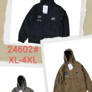 Jaket pria bahan parasut dalam puring 24602