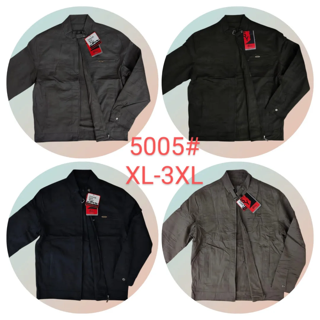 Jaket pria bahan kanvas bolak balik 5005