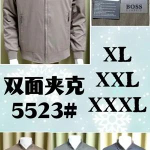 Jaket pria bahan katun bolak balik 5523