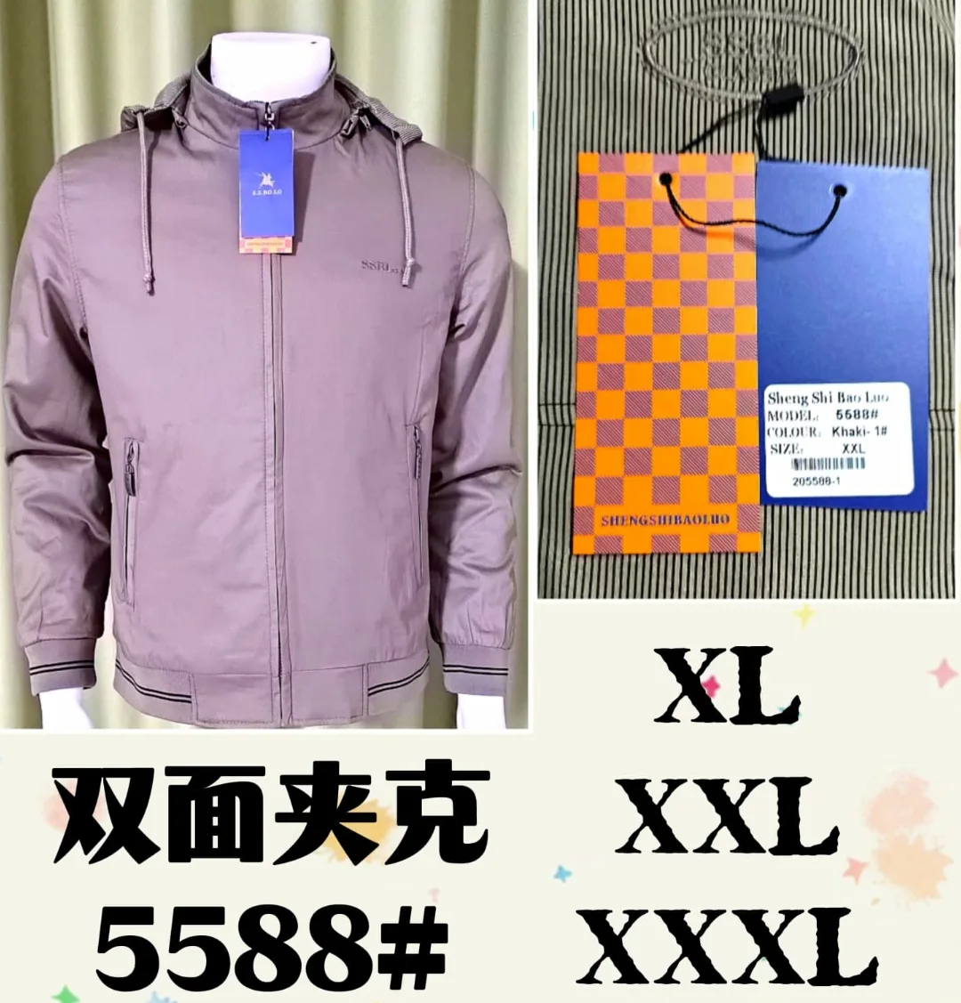 Jaket pria bahan katun 5588