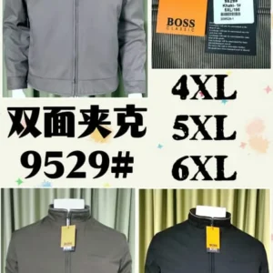 Jaket pria bahan katun bolak balik 9529