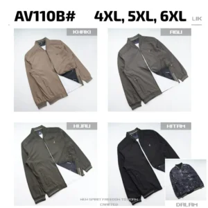 Jaket pria bahan katun bolak balik AV110B
