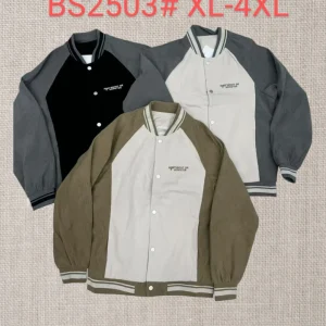 Jaket pria korduroi baseball BS2503