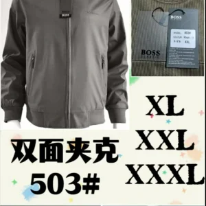 Jaket pria bahan katun bolak balik 503