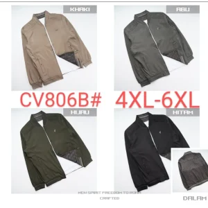 Jaket pria bahan kanvas bolak balik CV806
