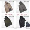 Jaket pria topi bahan katun bolak balik FK308B