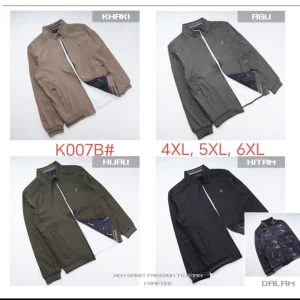 Jaket kanvas bolak balik K007B