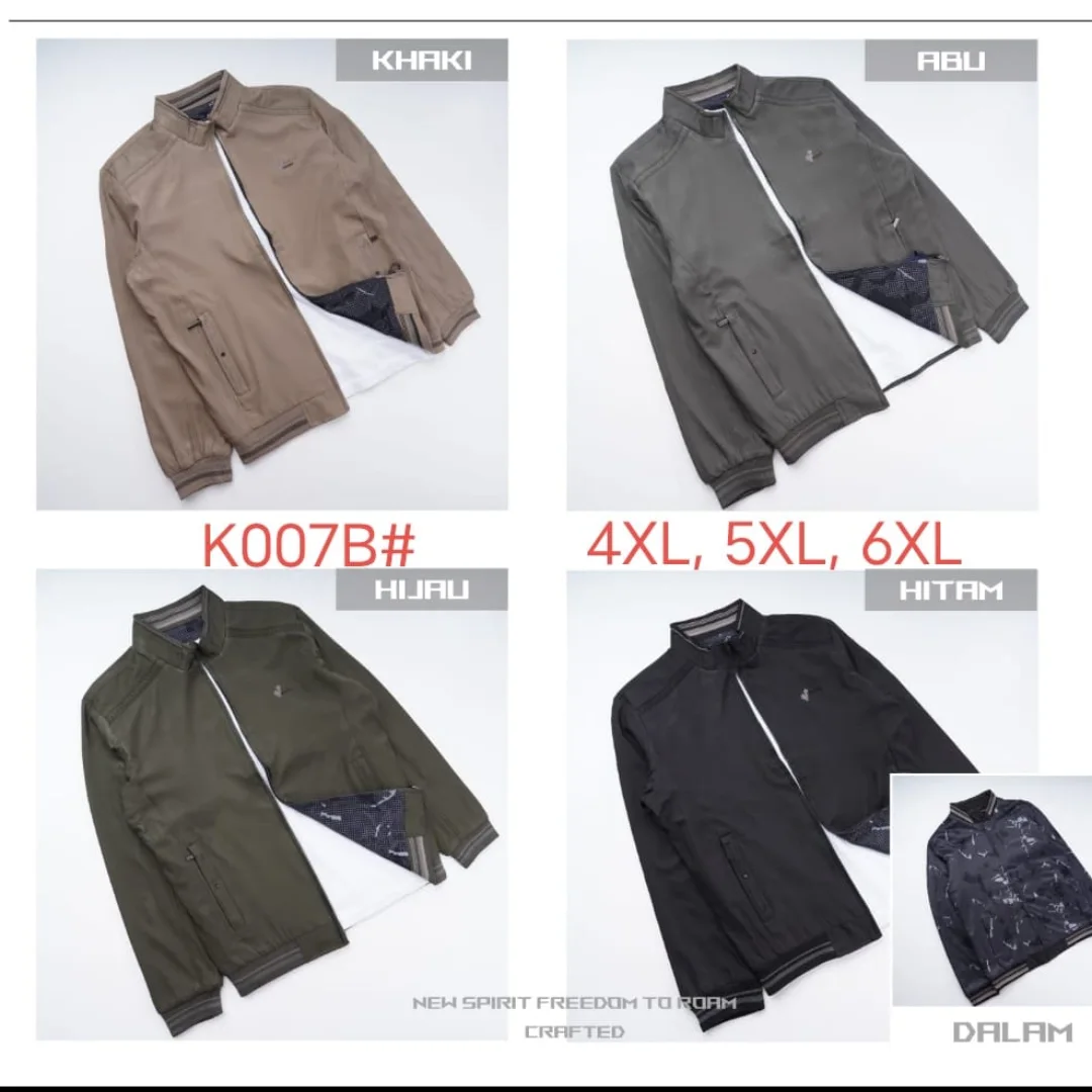 Jaket kanvas bolak balik K007B