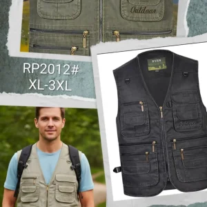 Jaket pria bahan katun RP2012