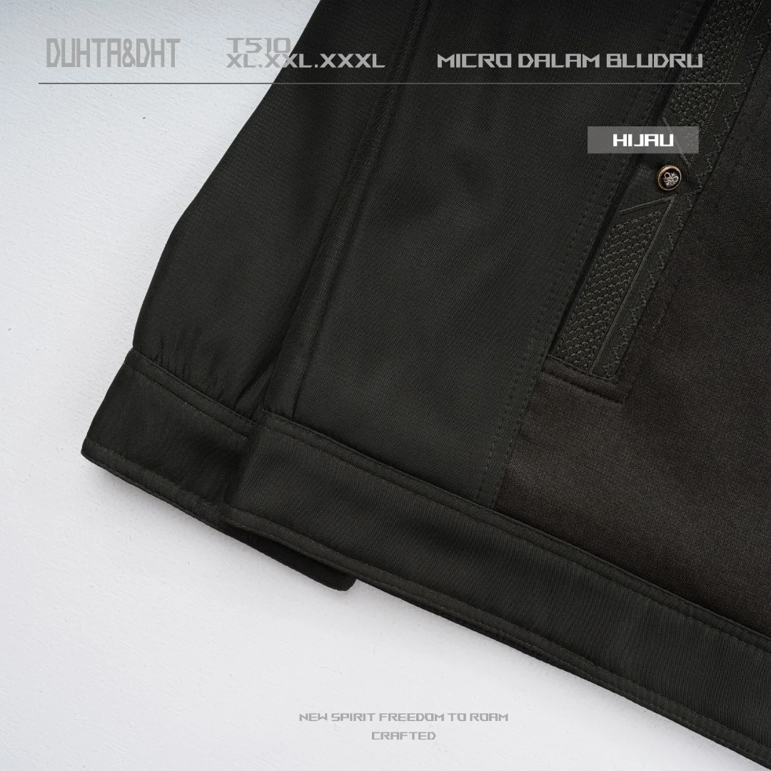 Jaket pria bahan kanvas dalam bulu T 510 - Gambar 6
