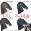 Jaket pria bahan katun dalam bludru T506