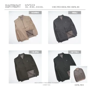 Jaket pria bahan katun W513