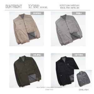 Jaket pria bahan katun YV566K