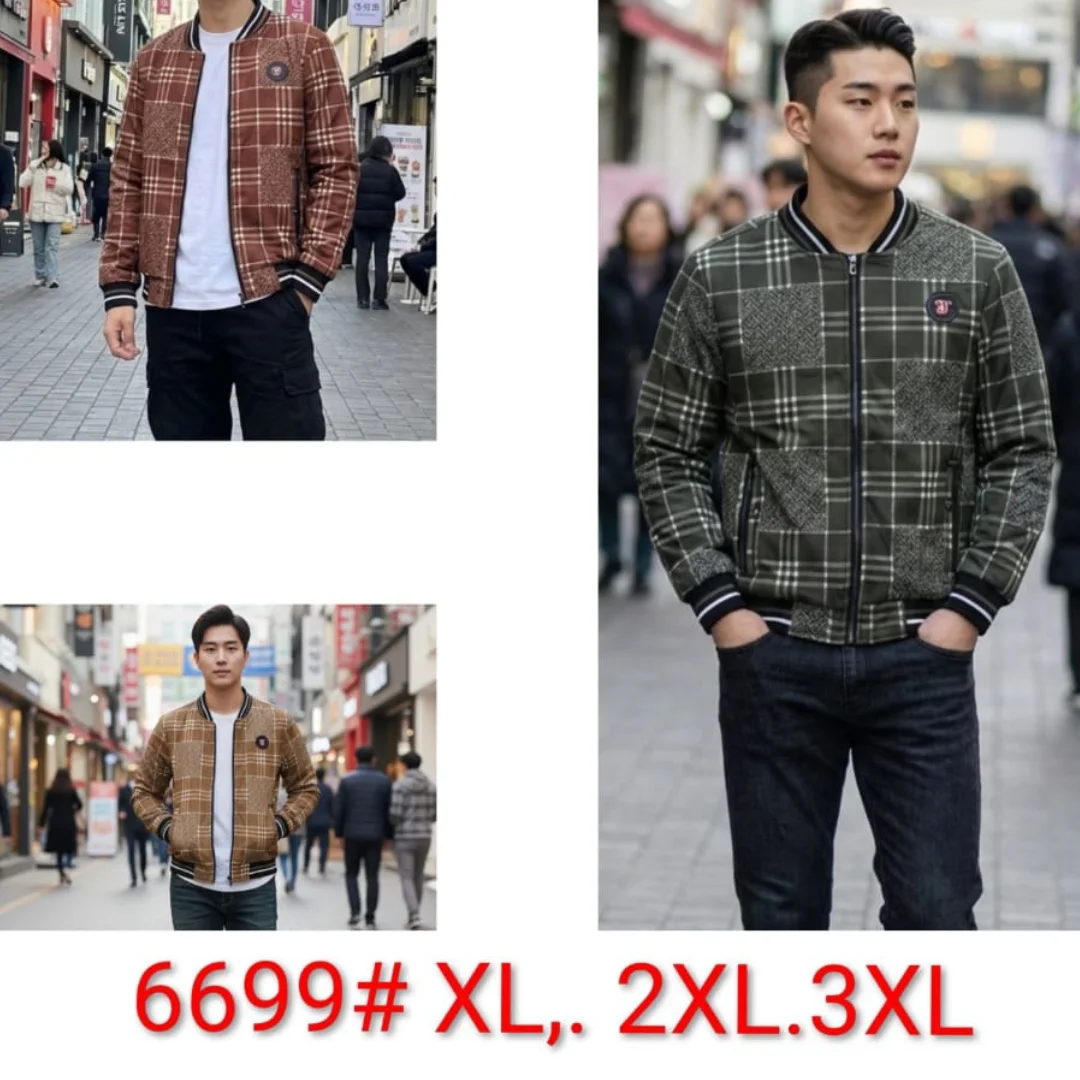 Jaket pria bahan kaos 6699