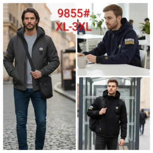 Jaket pria bahan lotto 9855