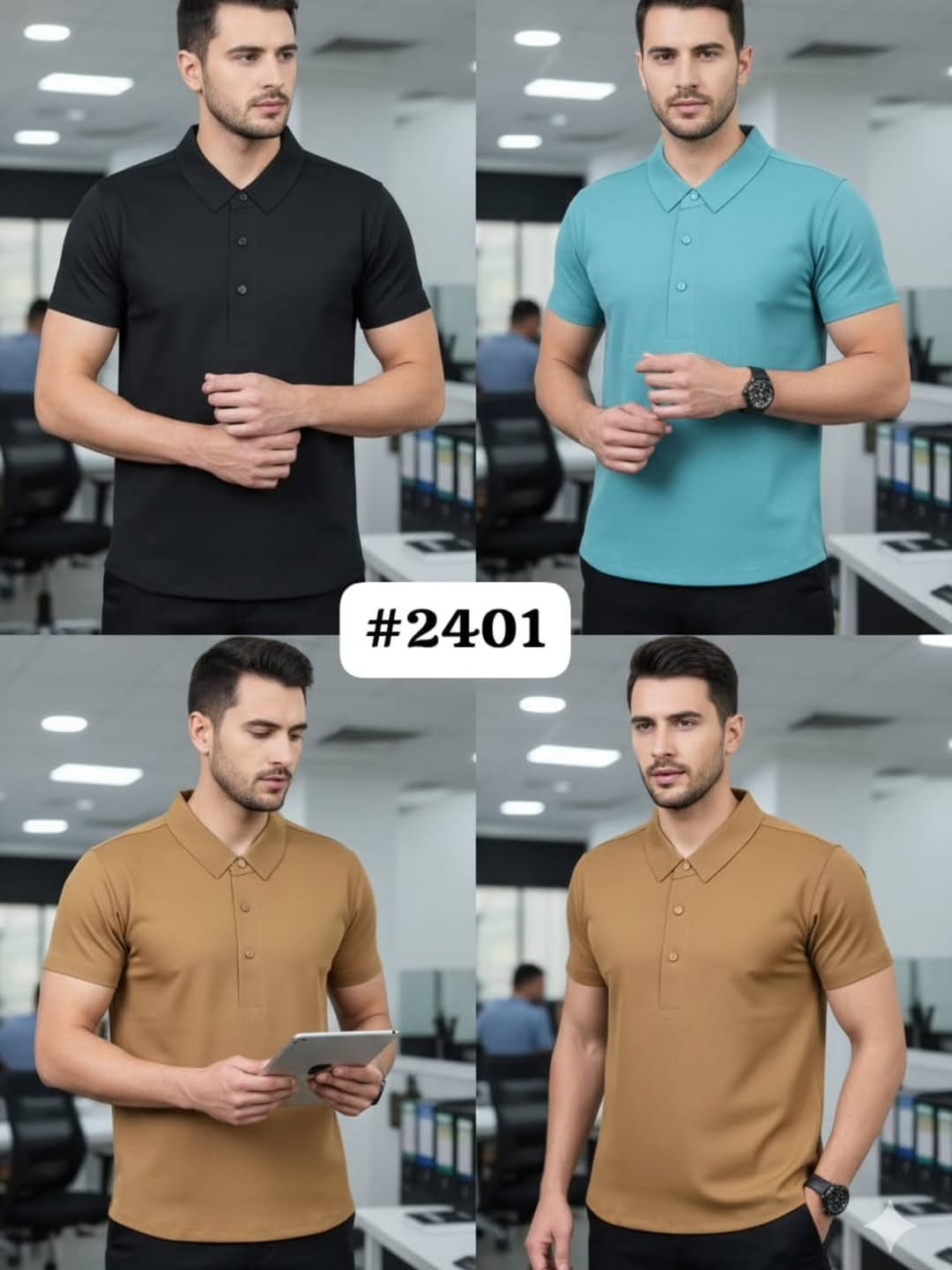 Kaos Pria Kerah 2401