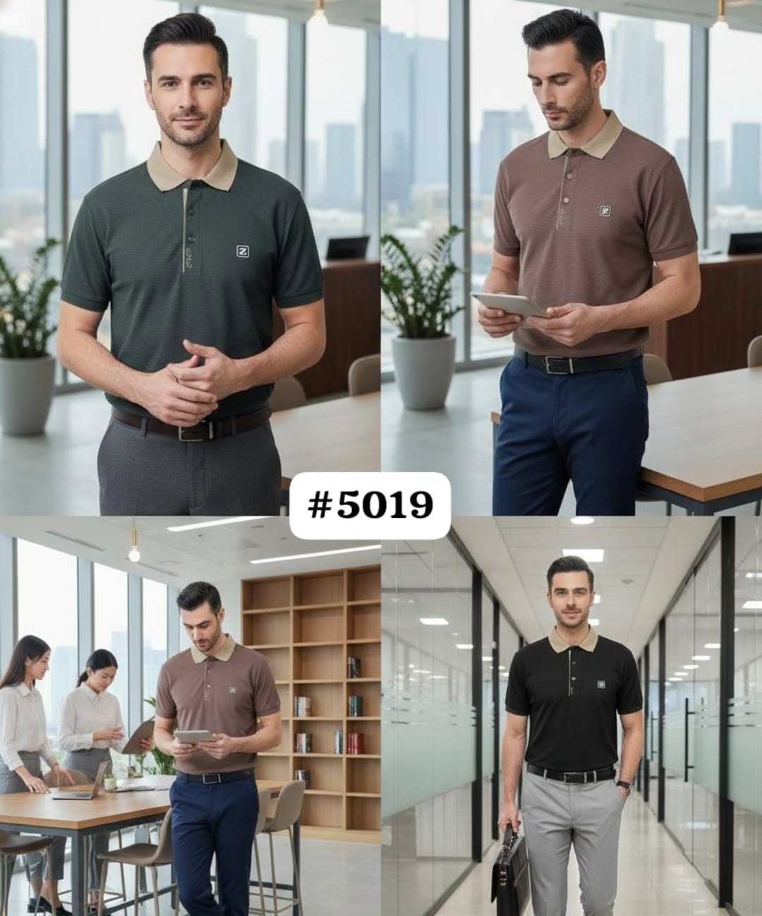 Kaos Pria Kerah 5019