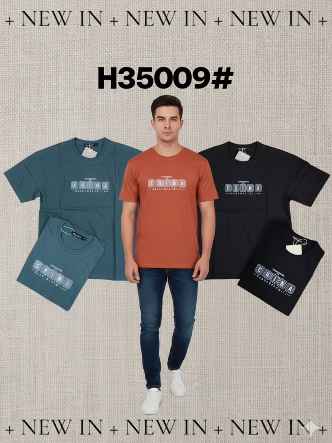Kaos Pria Oblong H35009