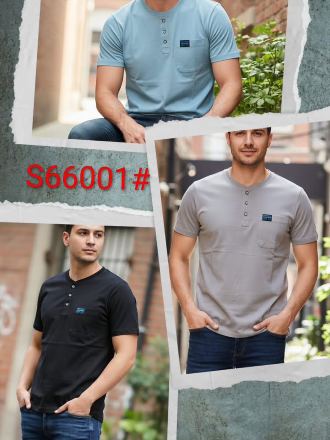 Kaos Pria Oblong S66001