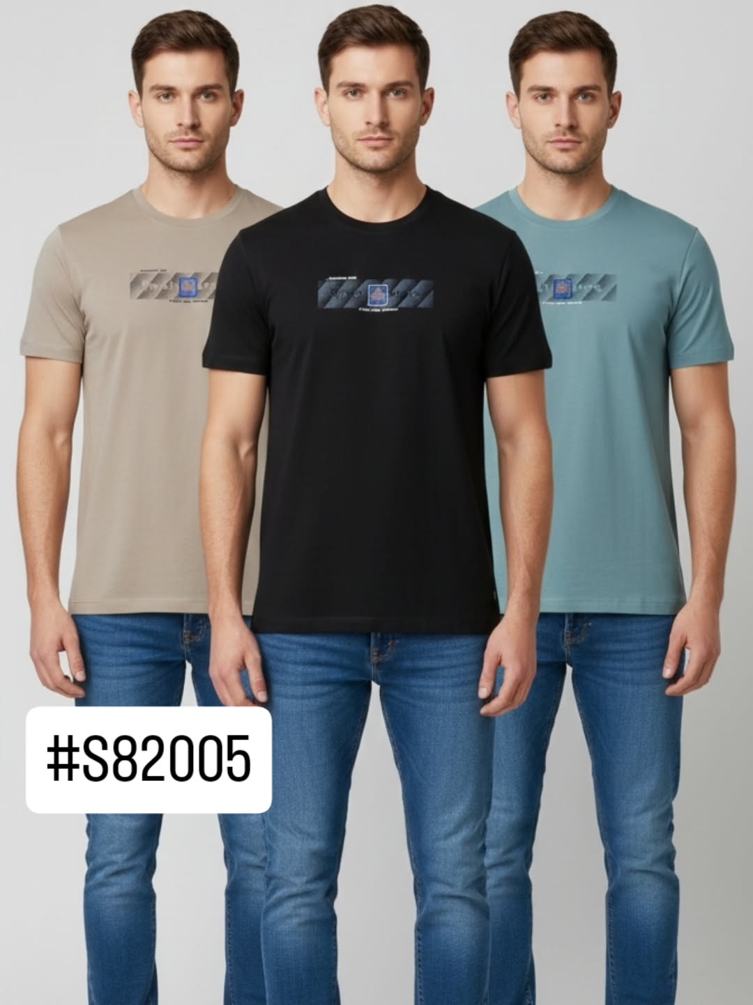 Kaos Pria Oblong S82005