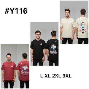 Kaos Pria Oblong Y116
