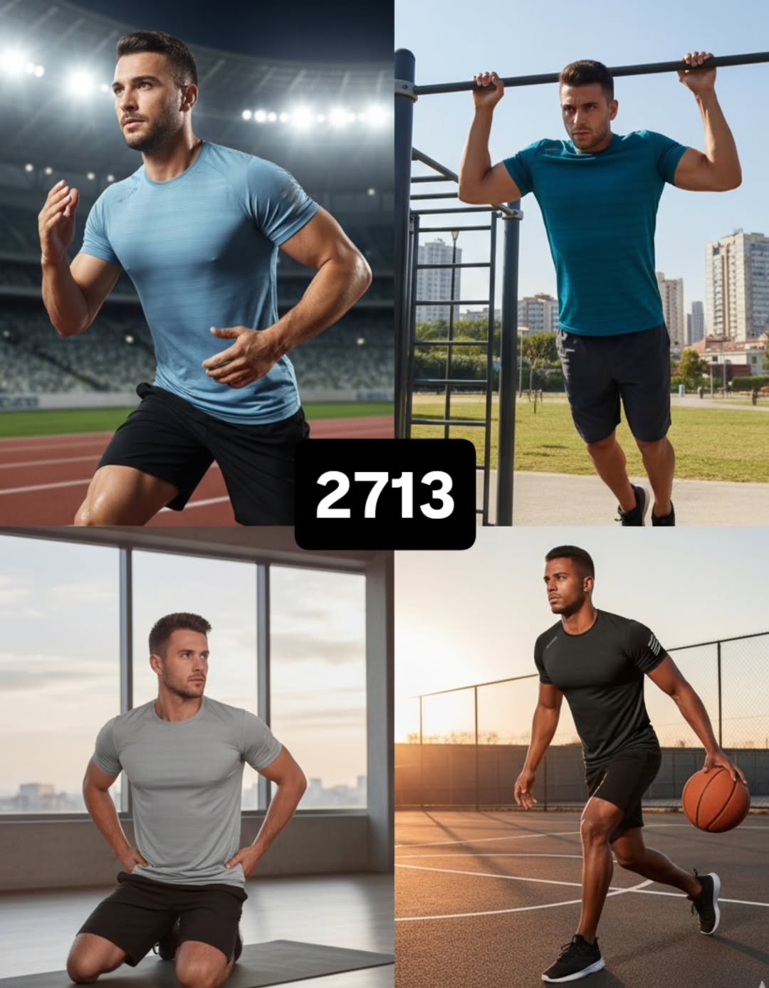 Kaos Pria Sporty 2713