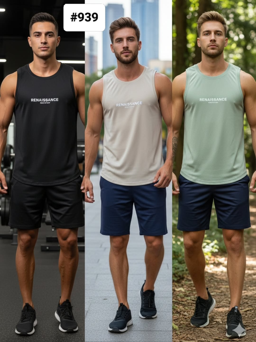Kaos oblong sport 939