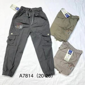 Celana anak bahan katun karet A7814