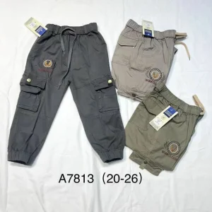 Celana anak bahan katun karet A7813