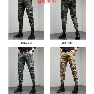Celana pria cargo bahan street kaki joger 9393