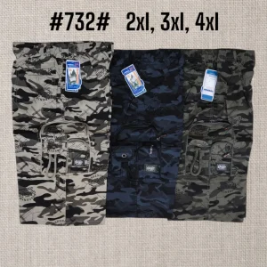 Celana pria kolor loreng 7/8 bahan katun 732