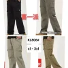 Celana pria bahan katun pinggang karet KL806