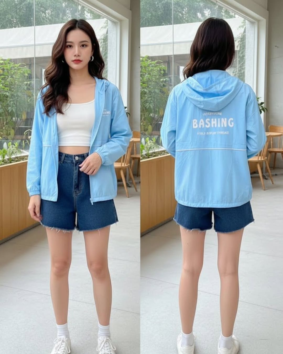 Jaket Parasut Anti UV-836