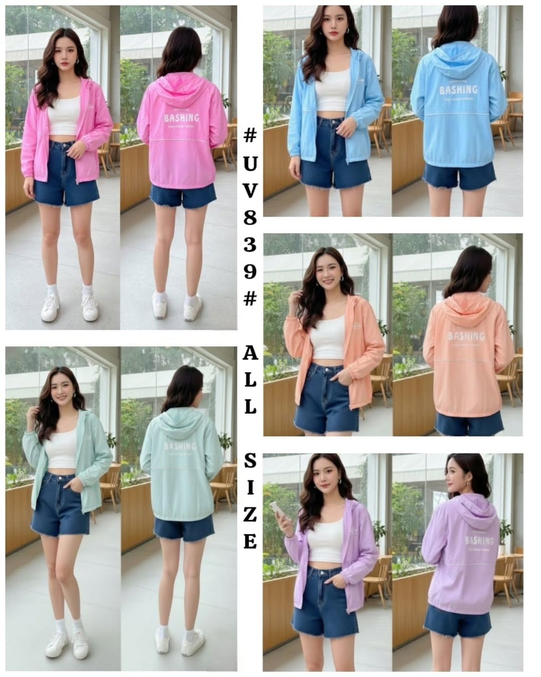 Jaket Parasut Anti UV 839