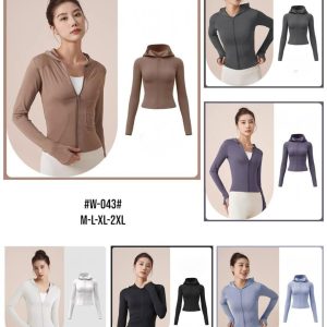 Jaket Sport Cewek Body Slim W-043