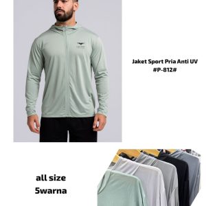 Jaket Sport Pria Anti UV P-812