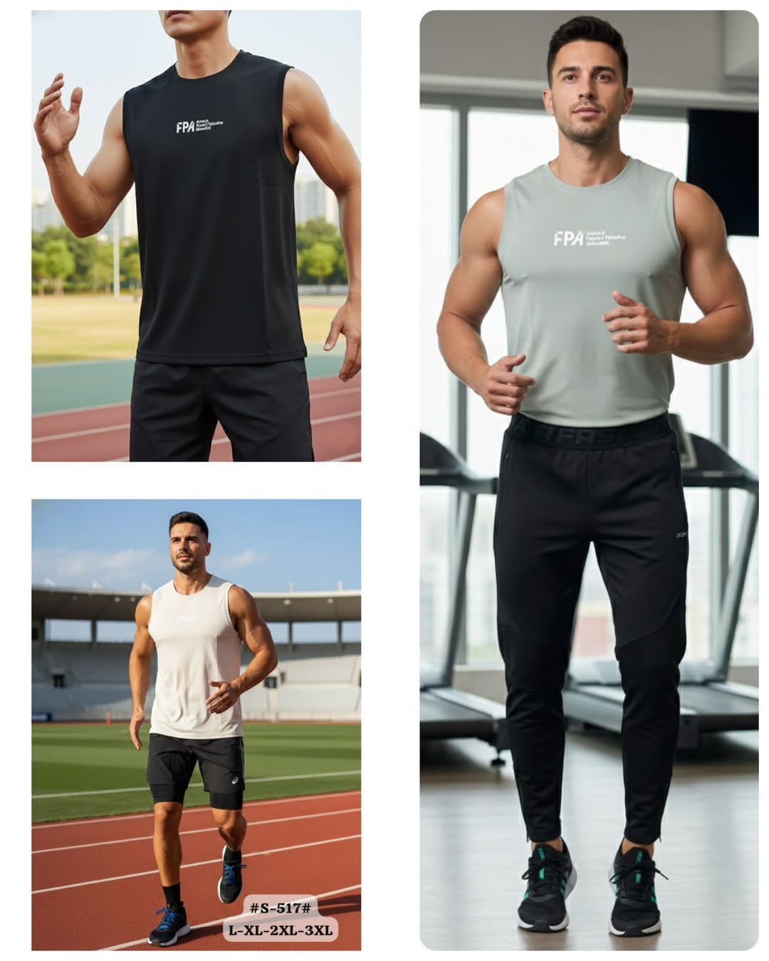 Kaos Singlet Sport Pria Singlet S-517