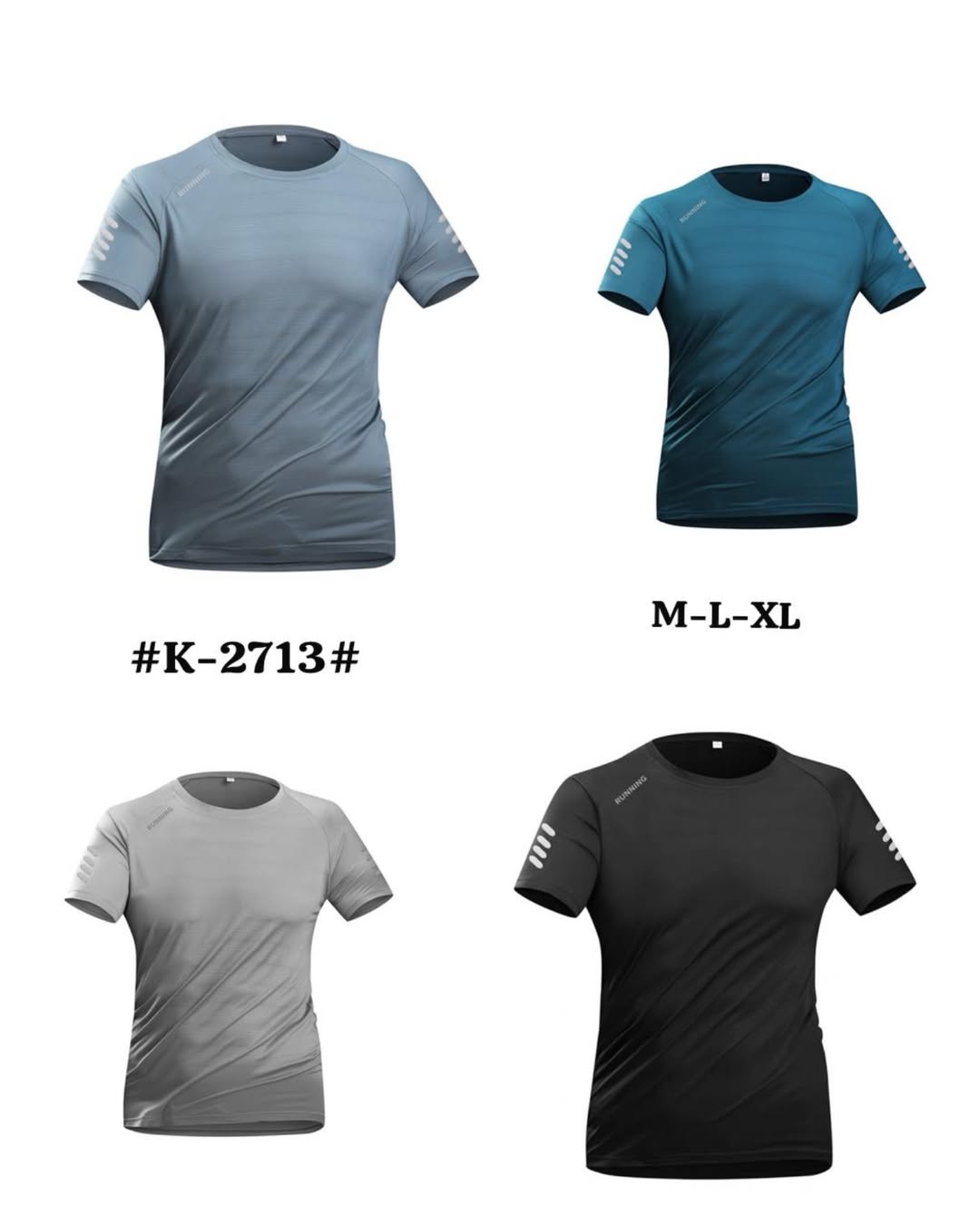 Kaos Sport Pria Ice Silk Sense K2713