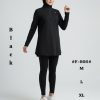 SET Sporty Muslim Women F666 BLACK