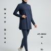 SET Sporty Muslim Women F666-Navy Blue